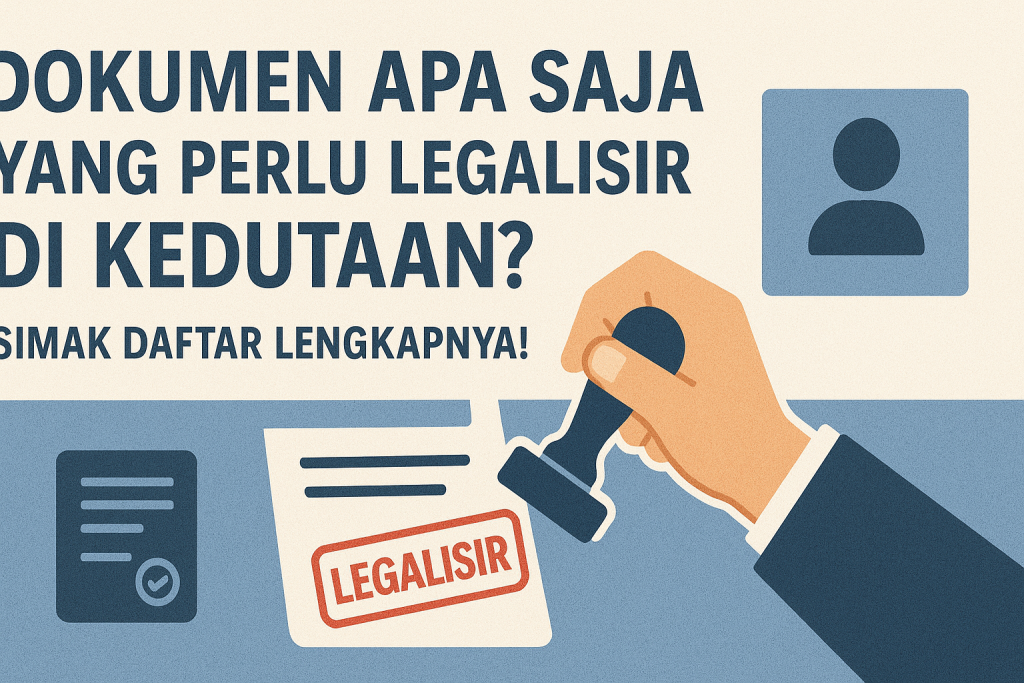 Dokumen Apa Saja yang Perlu Legalisir Kedutaan Simak Daftar Lengkapnya!