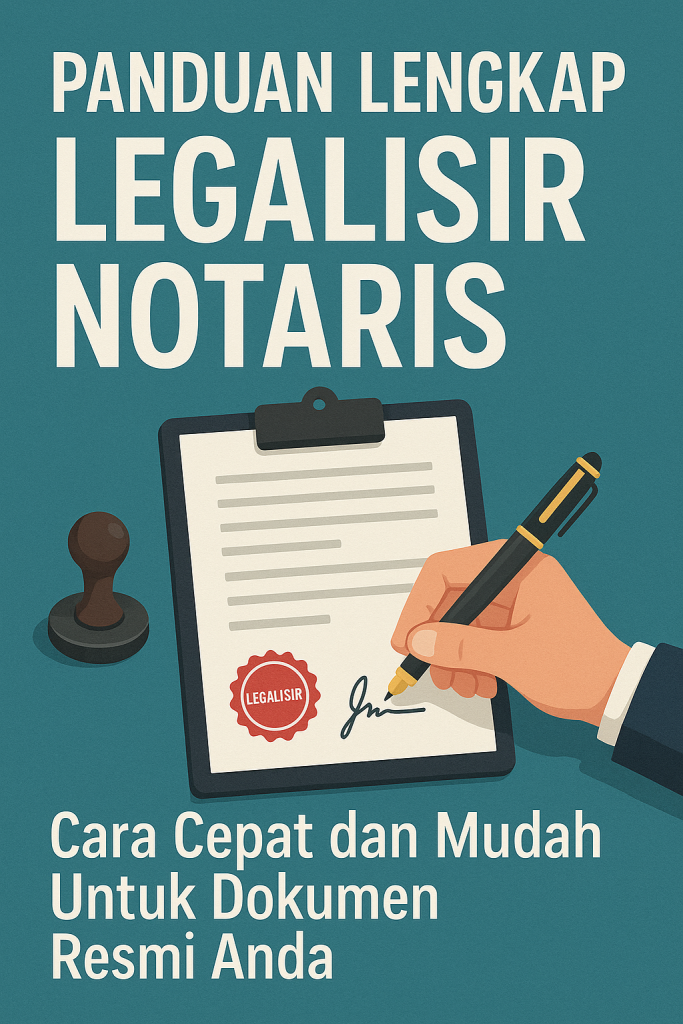 Panduan Lengkap Legalisir Notaris Cara Cepat dan Mudah Untuk Dokumen Resmi Anda