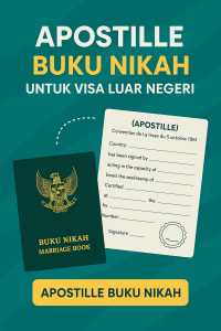 Apostille buku nikah untuk visa luar negeri