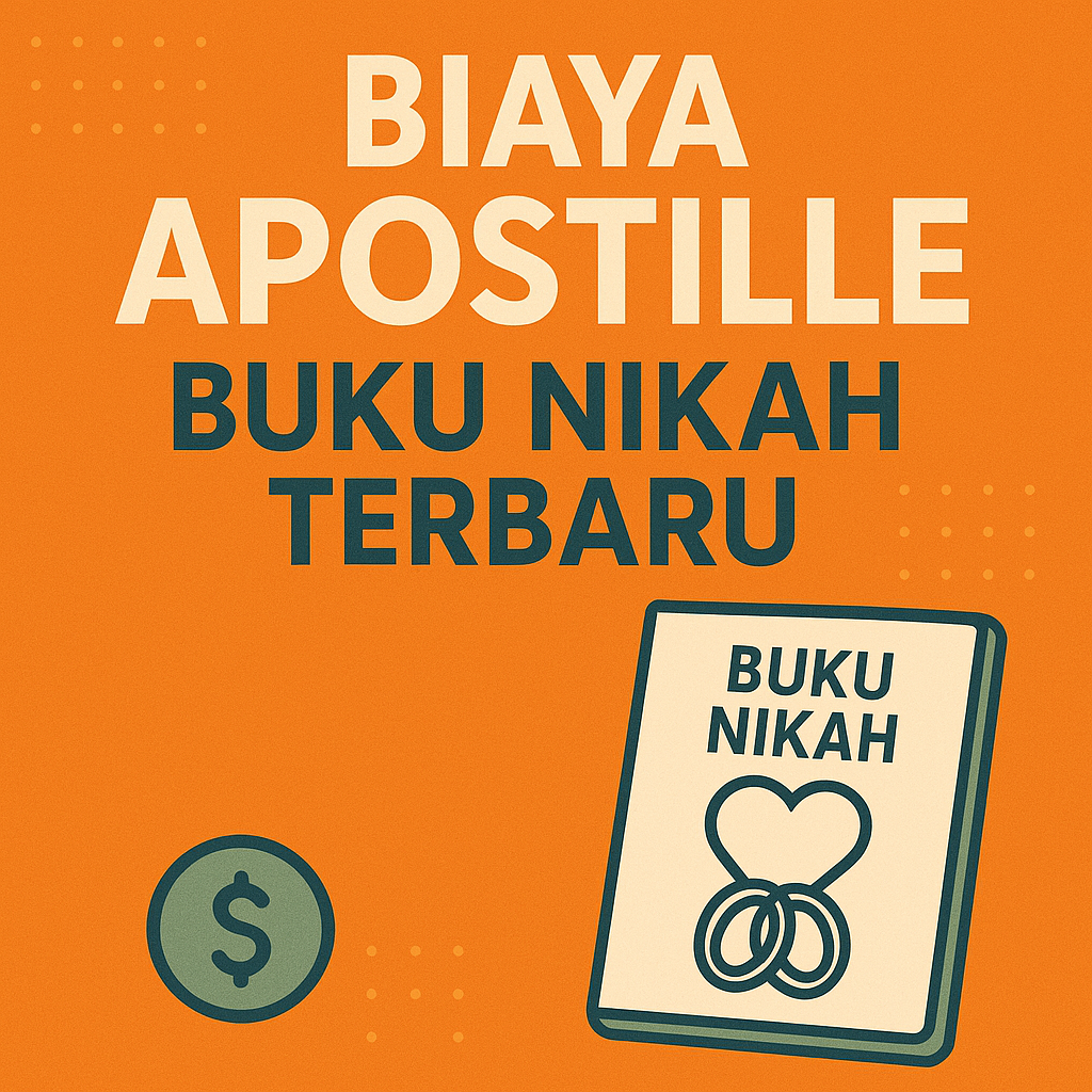 Biaya apostille buku nikah terbaru
