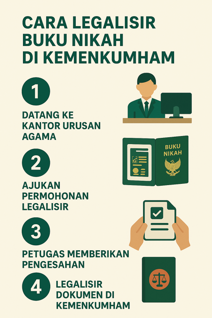 Cara legalisir buku nikah di Kemenag dan Kemenkumham