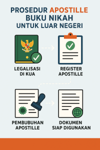 Prosedur apostille buku nikah untuk luar negeri