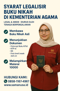 Syarat legalisir buku nikah di Kementerian Agama