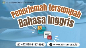 Penerjemah Tersumpah Bahasa Inggris
