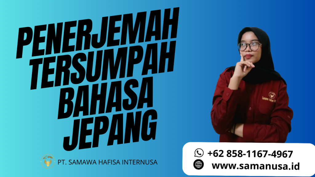 Penerjemah Tersumpah Bahasa Jepang