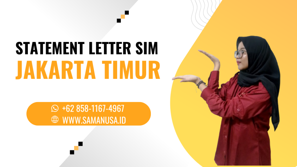 Thumbnail STATEMENT LETTER SIM JAKARTA TIMUR